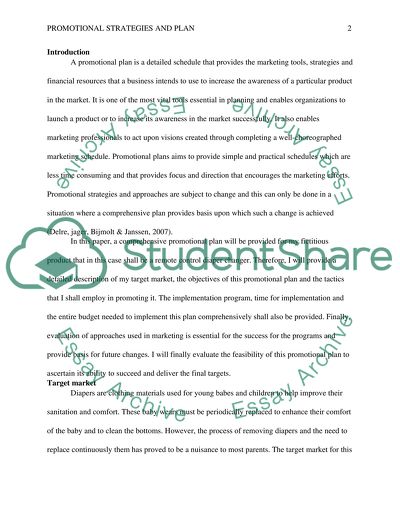 Promotional Policies and Strategies