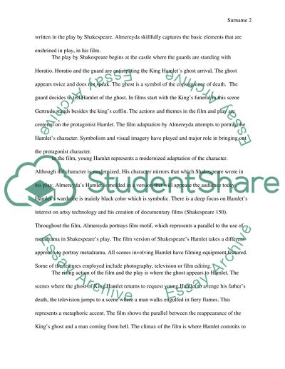 Hamlet: Comparing the Play and Film Version