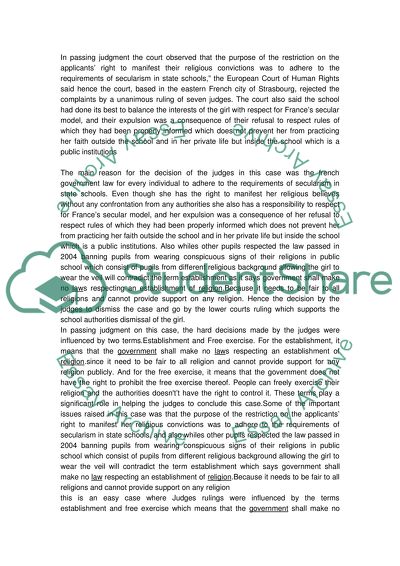 Law(freedom of religion)