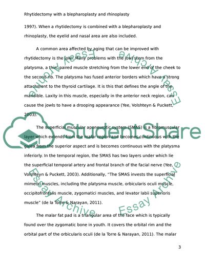 Rhytidectomy with a Blepharoplasty and Rhinoplasty