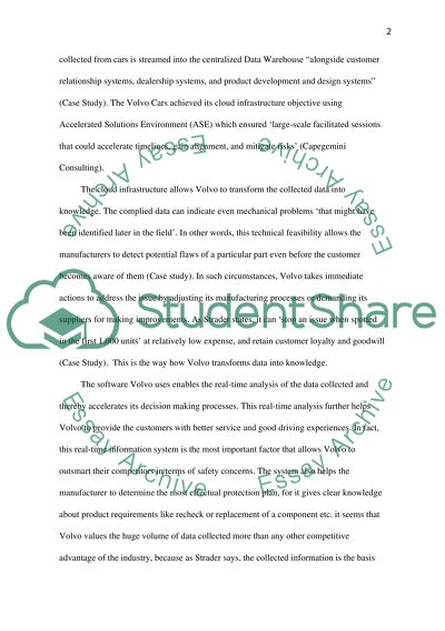 Case Study: Volvo Corporation