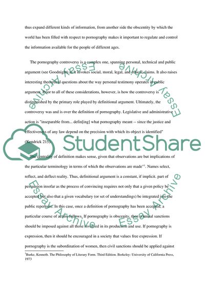 How Far Should Pornography Be Regulated in the 21st Century