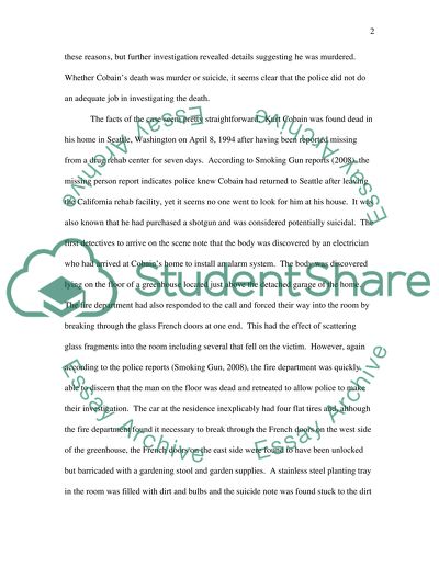 How Did Kurt Cobain Die