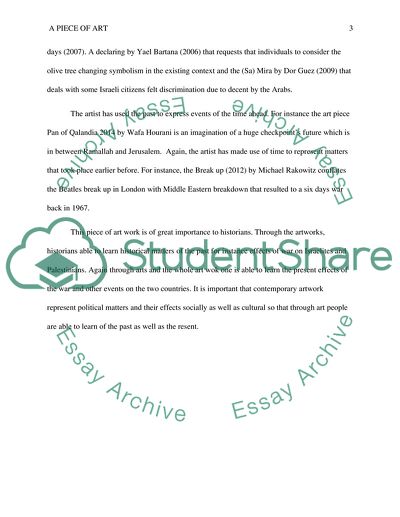 What Does a Piece of Art Mean