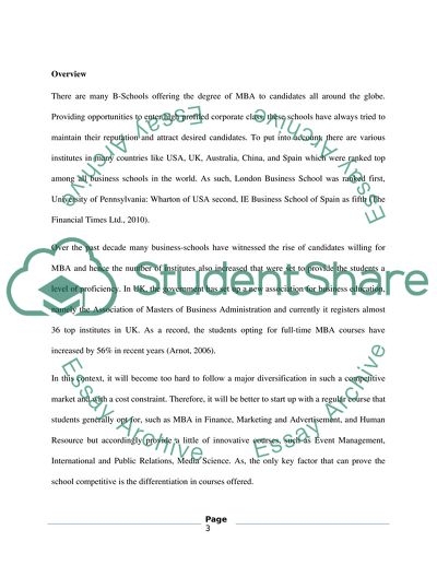 Global Strategy of Business Education in the UK