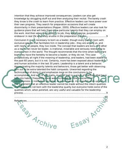 How a leader should react in certain situations