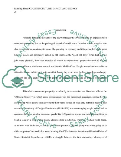 Counterculture: Impact And Legacy