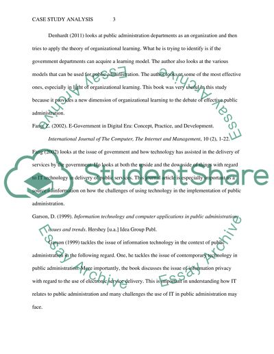 Case Study Analysis