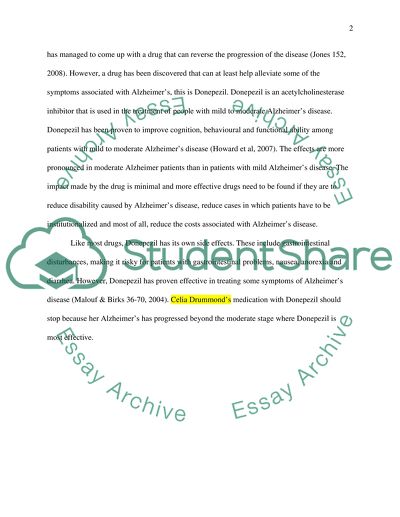 Alzheimers Disease and Dementia