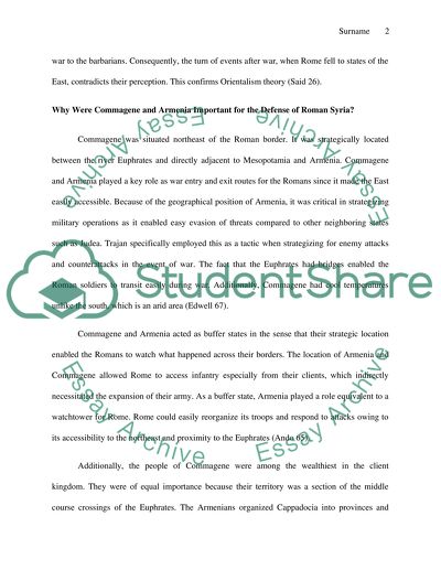 The defence of Roman