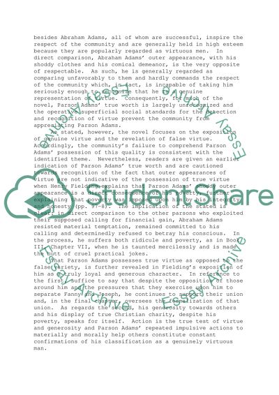 Comment on the ending of the novel joseph andrews image