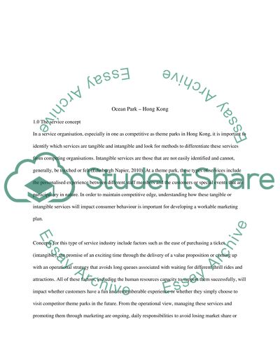 Service Operations and the Hospitality