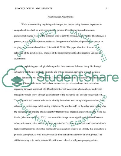 Assignment 1: Personal Reflection Journal Entry