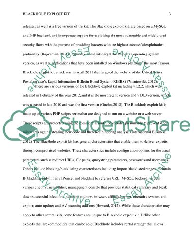 Blackhole Exploit Kit - What They Are and How They Work