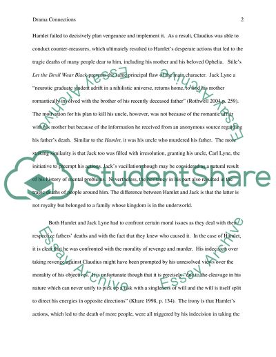 The Similarities between Hamlet and Jack Lyne