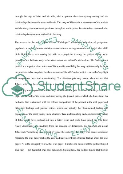 The Yellow Wall-Paper by Charlotte Perkins Gilman