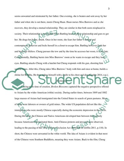 Hollywood Early Example of Asian Culture in Broken Blossoms