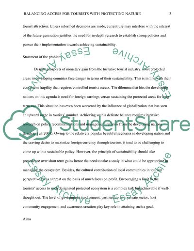 Balancing Access for Tourists With Protecting Nature