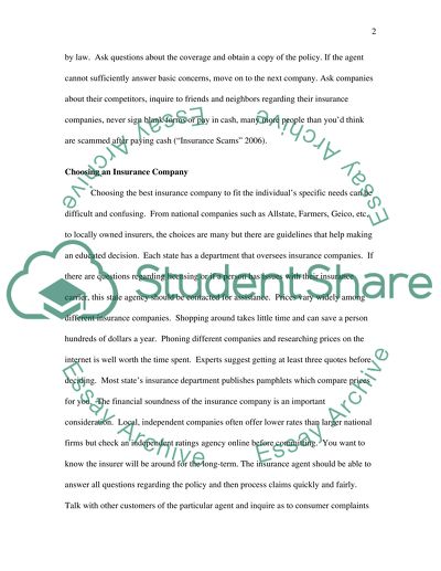 Car Insurance Advice