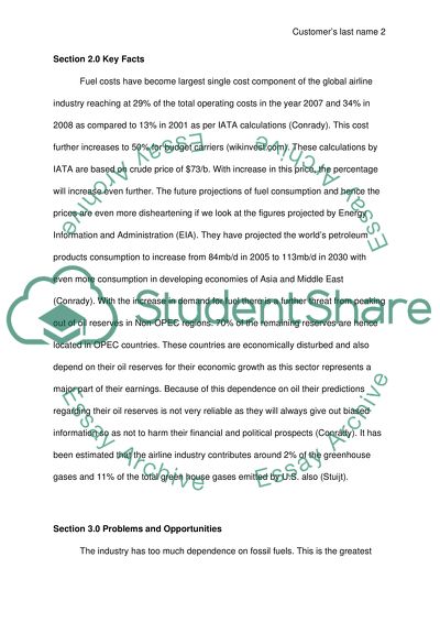 Oil on the Airline Industry