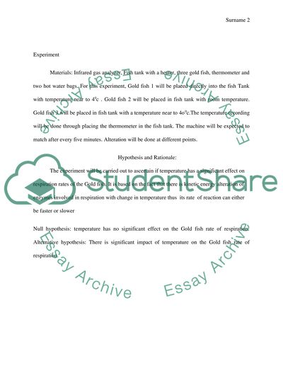 Investigative Lab Proposal