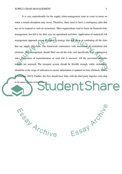 Week 6: Global Supply Chains