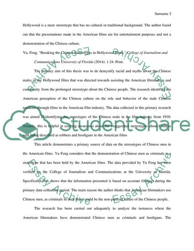 Peoples Perception of Chinese Culture by R. Parungao