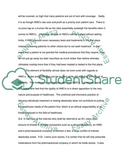 Ethics In Healthcare