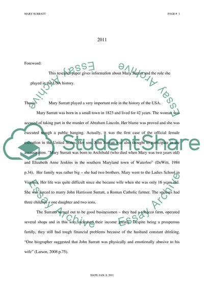 What Mary Surratt Did to Change U.S. History