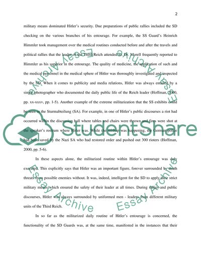 Adolf Hitler: High-Profile Personality