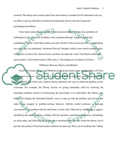 Analyze the Crises Theory and The Crises Intervention Social Work Model