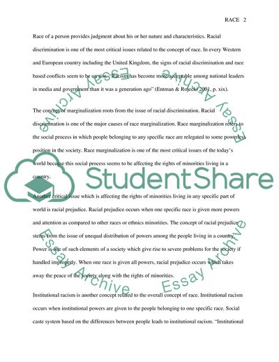 Race and the Mass Media