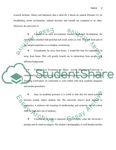 Psychology in the school of Humanities and Liberal Arts