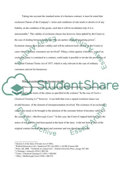 Essay on contracts