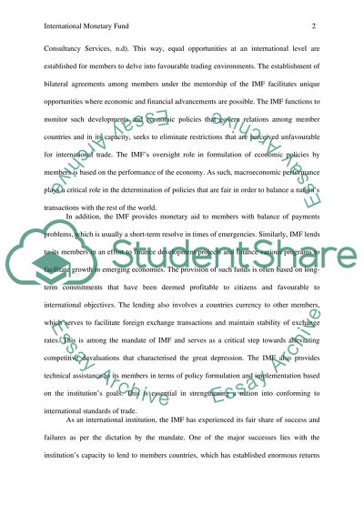 International Monetary Fond