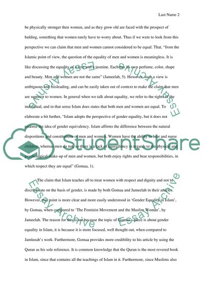 Status of Women in Islam