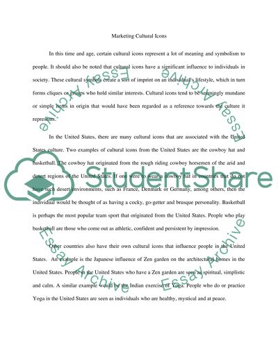 Marketing Cultural Icons