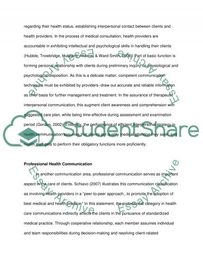Social communication research paper