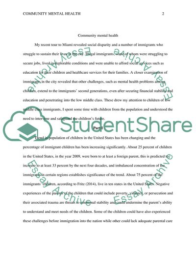 The Process of Identifying and Researching the Community Health Problem