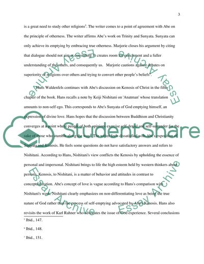 Divine Emptiness and Historical Fullness