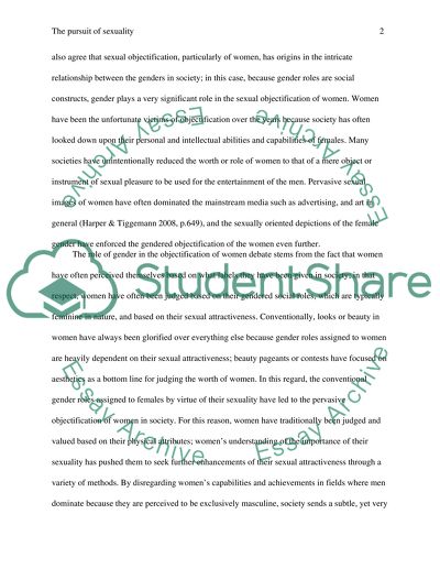 The pursuit of sexuality