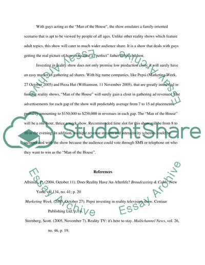 Man of the House Reality Show