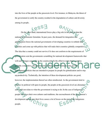 The Politics of Development Looks Different at the Grassroots than at the National Level