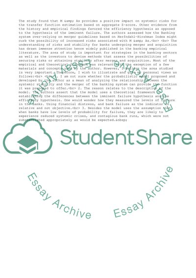 Bank Consolidation and Stability: The Canadian Experience, 1867-1935