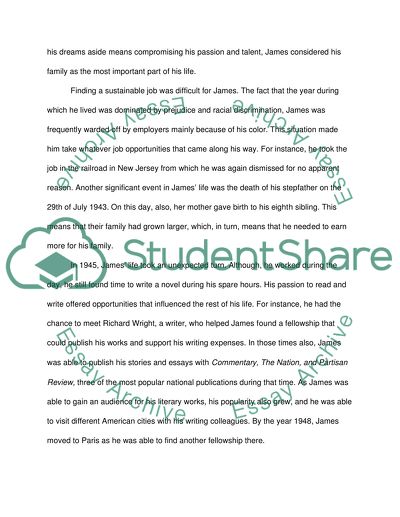 The Life and Works of James Baldwin