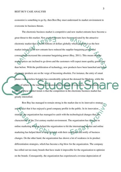 Best Buy Company Analysis