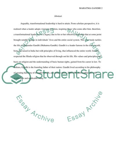 Transformational Leader