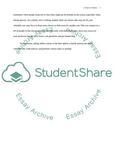 Online courses versus Traditional courses