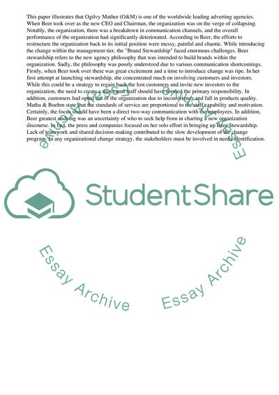 Charlotte Beers CEO Ogilvy and Mather Worldwide