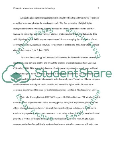 DRM: the basic framework and its motivation